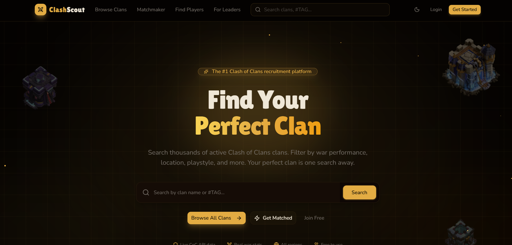 ClashScout.gg website